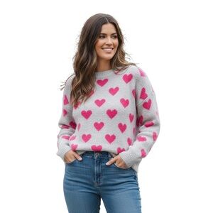 015 NWT CeCe Heart Sweater